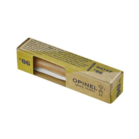 Faca de nogueira em aço inoxidável Opinel n.6