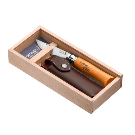 Faca de carbono Opinel n.8 com bainha