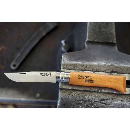 Faca de carbono Opinel n.8 com bainha