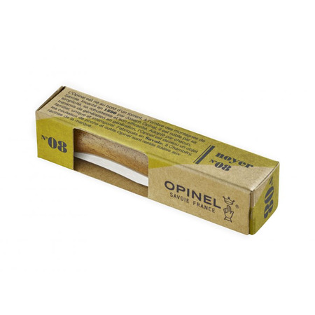 Faca de aço inoxidável de nogueira Opinel n.8