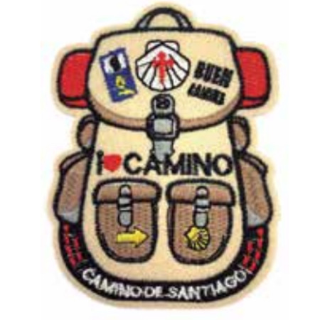 Patch bordado Mochila Camino de Santiago