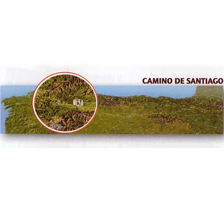 Pôster panorâmico Camino de Santiago Sua
