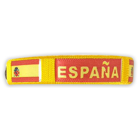 Pulseira rígida Espanha com bandeira