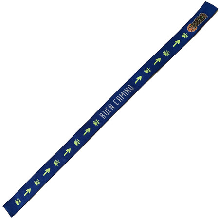 Pulseira em tecido com dois símbolos Good Way 25 Azul