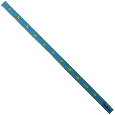 Pulseira de Tecido Setas Amarelas 54 Azul Céu