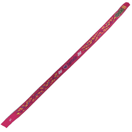 Pulseira de tecido I love Santiago 08 Rosa