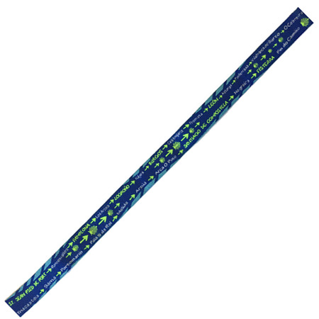 Pulseira de tecido French Way Villages 19 Azul