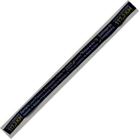 Pulseira de tecido da cidade de Sarria - Santiago 117,3 KM