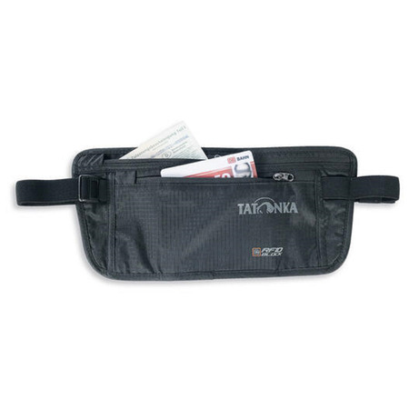 Bolsa de cintura Tatonka Skin Moneybelt Int. RFID Block Negro