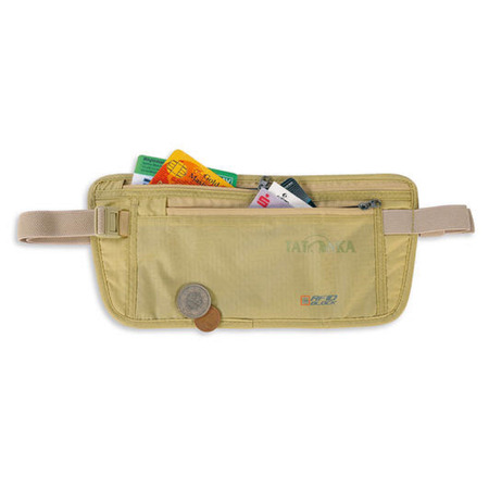 Bolsa de cintura Tatonka Skin Moneybelt Int. RFID Block Verde