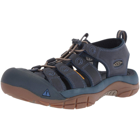 Sandália de couro azul Keen Newport EVO