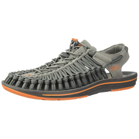 Sandalia Keen Uneek Flat Gris / Naranja