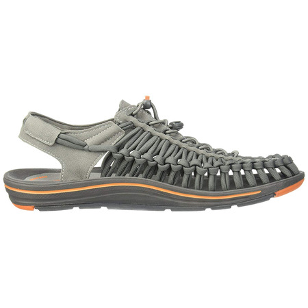 Sandalia Keen Uneek Flat Gris / Naranja
