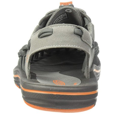 Sandalia Keen Uneek Flat Gris / Naranja