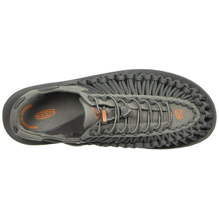 Sandalia Keen Uneek Flat Gris / Naranja