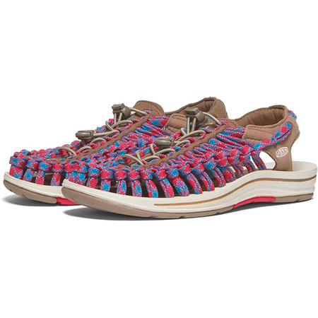 Sandalia Keen Uneek Flat W Rojo / Azul