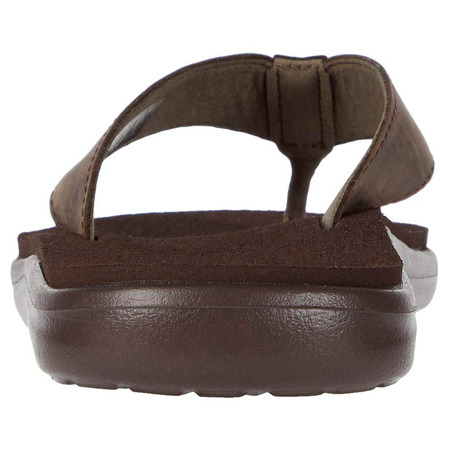 Sandália de couro Teva Voya flip marrom