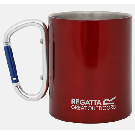 Caneca Regatta com Mosquetão, Aço Vermelho