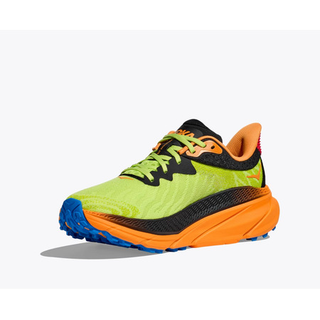Sapato Hoka Challenger ATR 7 verde limão/laranja/preto