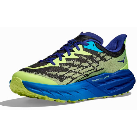Sapato Hoka Speedgoat 5 Azul/Limão