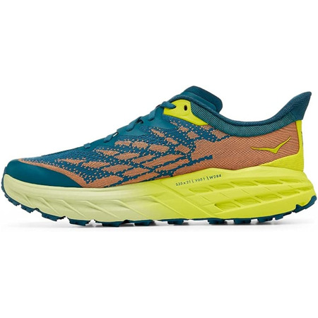 Sapato Hoka Speedgoat 5 Azul/limão/laranja