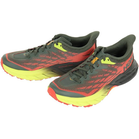 Sapato Hoka Speedgoat 5 cinza/vermelho