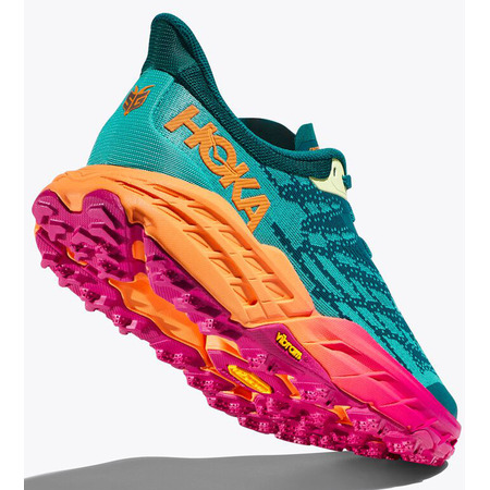 Sapato Hoka Speedgoat 5 W água-marinha/fúcsia