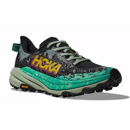 Sapato Hoka Speedgoat 6 W cinza/verde/amarelo