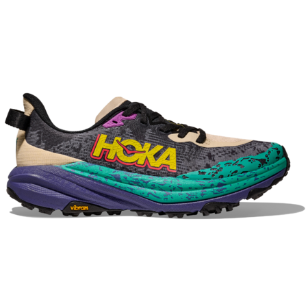 Tênis Hoka Speedgoat 6 W Cinza/Verde/Roxo