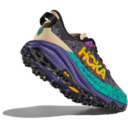 Tênis Hoka Speedgoat 6 W Cinza/Verde/Roxo