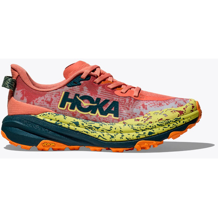 Tênis Hoka Speedgoat 6 W Salmão/Amarelo