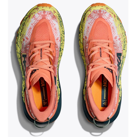 Tênis Hoka Speedgoat 6 W Salmão/Amarelo