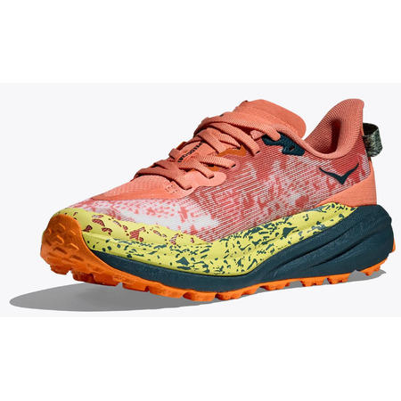 Tênis Hoka Speedgoat 6 W Salmão/Amarelo