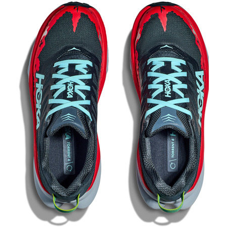 Sapato Hoka Torrent 4 Azul/Vermelho