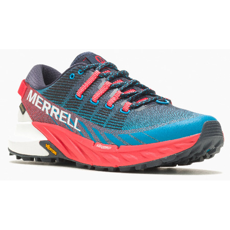 Sapato Merrell Agitily Peak 4 GTX azul/vermelho