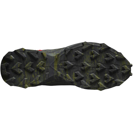 Sapato Verde Salomon Alphacross Blast GTX