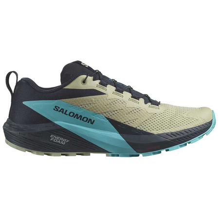 Sapato Salomon Sense Ride 5 Azul/Bege