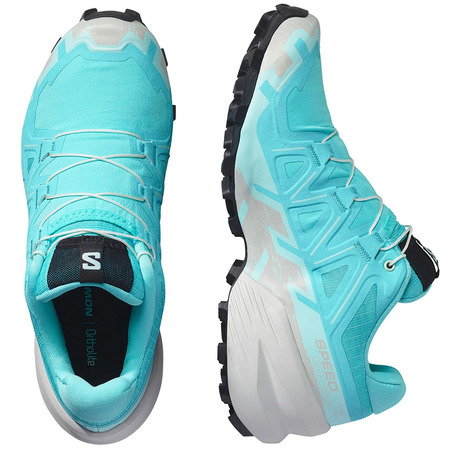 Tênis de corrida Salomon Speedcross 6 W azul-celeste