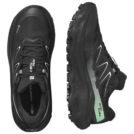 Tênis Salomon Ultra Flow 2 GTX Preto/Verde