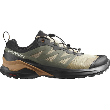 Sapato Salomon X-Adventure GTX bege/verde/preto