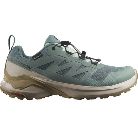 Sapato Salomon X-Adventure GTX W Aquamarine/Bege