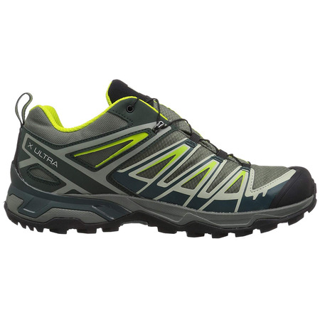 Sapatos Salomon X Ultra 3 GTX Verde / Cinza / Lima