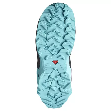 Tênis Salomon X Ultra GTX J, cor Aquamarine/Verde