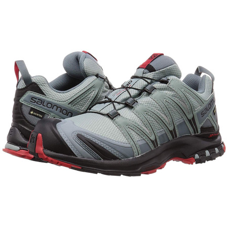 Sapatos Salomon XA Pro 3D GTX cinza / vermelho / preto