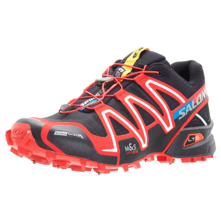 Sapatos Salomon Spikecross 3 CS Preto / Vermelho / Branco