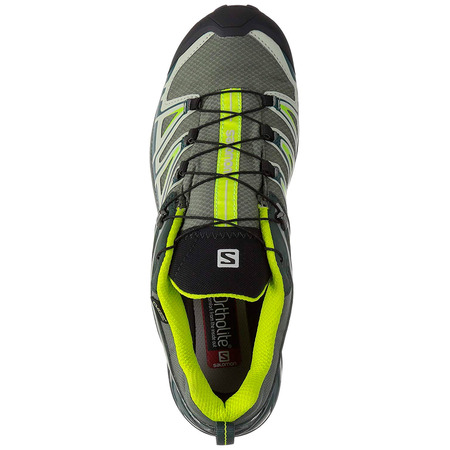 Sapatos Salomon X Ultra 3 GTX Verde / Cinza / Lima