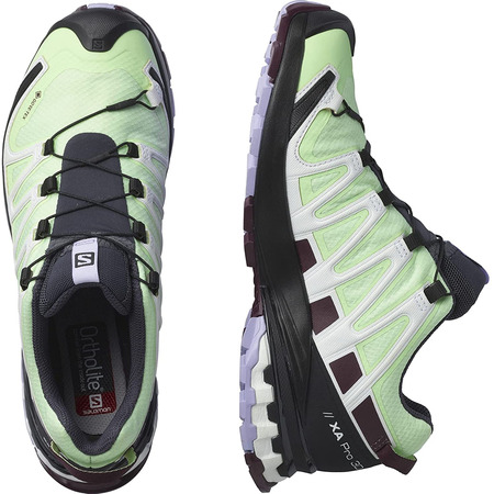 Tênis Salomon XA PRO 3D V8 GTX W verde/roxo
