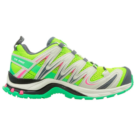 Sapatos Salomon XA PRO 3D W Verde / Cinza / Rosa