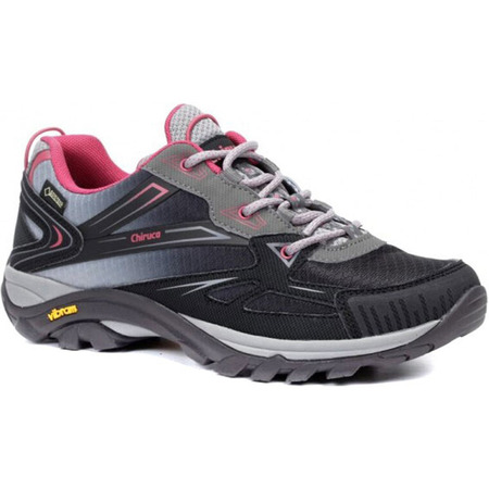 Sapato Chiruca Aruba 03 Goretex Preto/Cinza/Fúcsia
