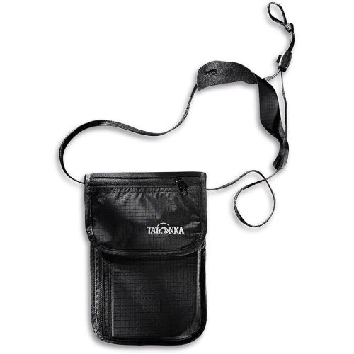 Bolsa de ombro preta Tatonka Skin Neck Pouch